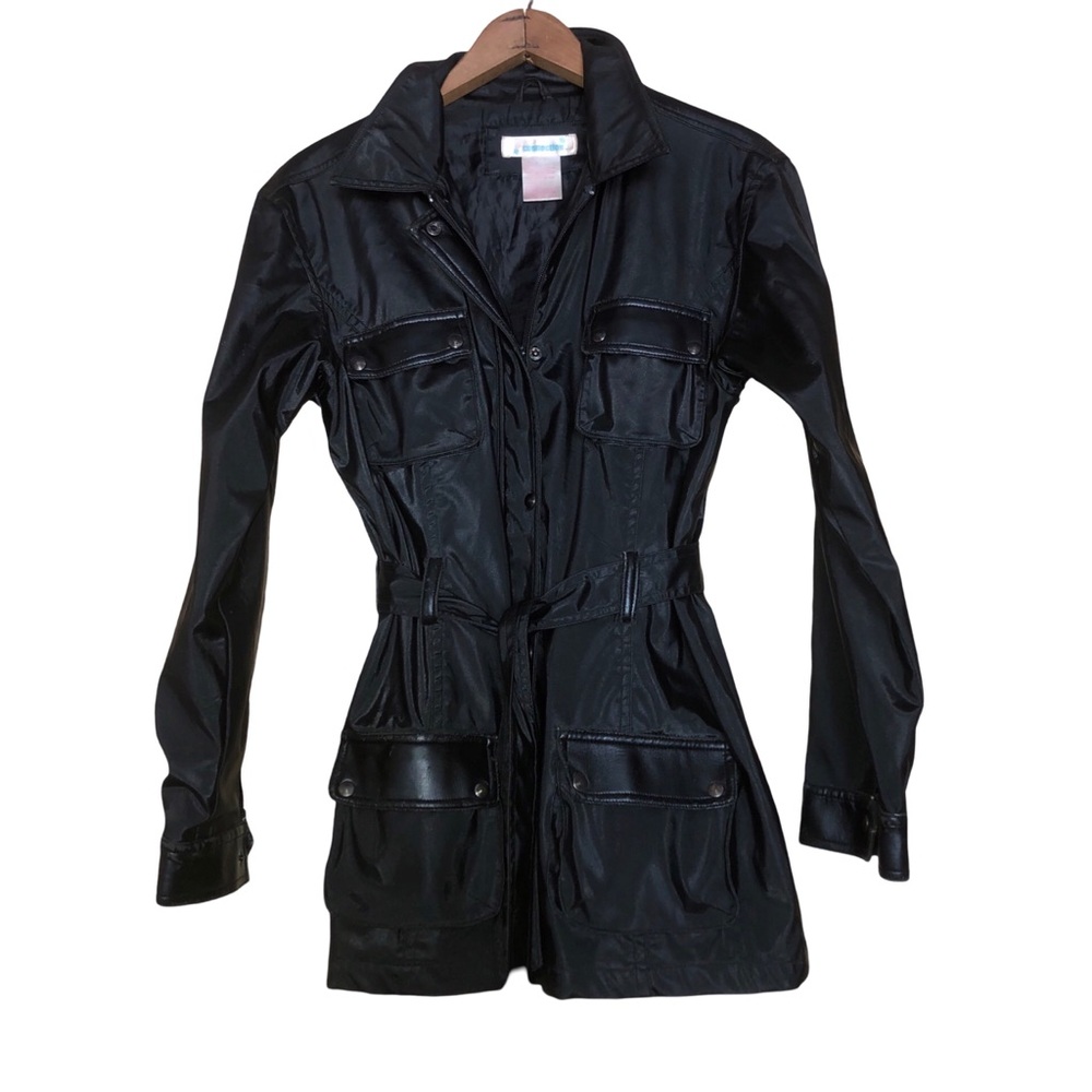 Vintage Connection 4 pocket belt long Jacket Girls Lg 14/16 Women’s Sm